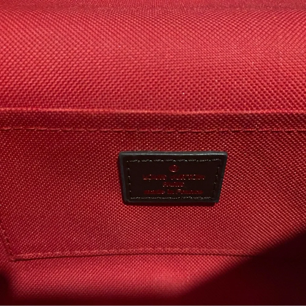 Inspired Damier Ebene Checkered. The Favorite PM Shoulder crossbody Bag. - Picture 5 of 12